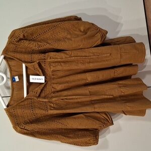 NWT Old Navy eyelet boho blouse